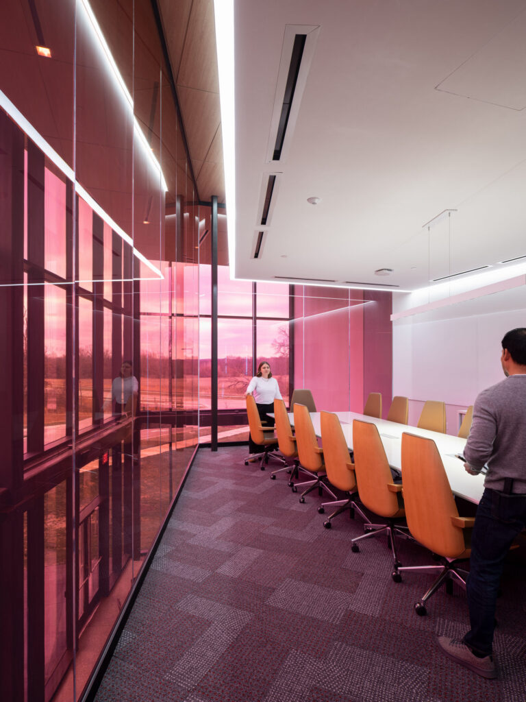 Interior view of the St. Charles Community College Regional Workforce Innovation Center Conference Room