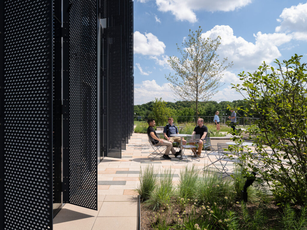 Exterior image of STLCC AMC's green space