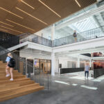 Interior view of STLCC AMC Lobby