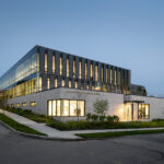 Exterior view of the west entrance to STLCC's AMC