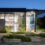 Exterior view of the north east entrance to STLCC's AMC