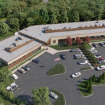 Conceptual rendering of the St. Louis County Precinct 2 front bird's eye view