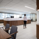 Enterprise Bank branch welcome desk