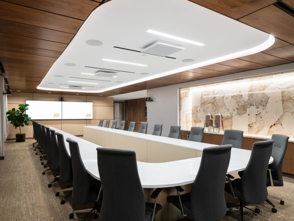 Enterprise Bank Headquarters conference room axon view