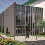 Rendering of the HJ Family of Companies Exterior Entrance