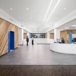 Interior view of the STLCC Florissant Valley Student Center lobby
