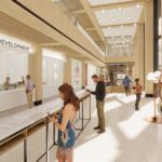 Interior rendering of the St. Charles City Hall Lobby