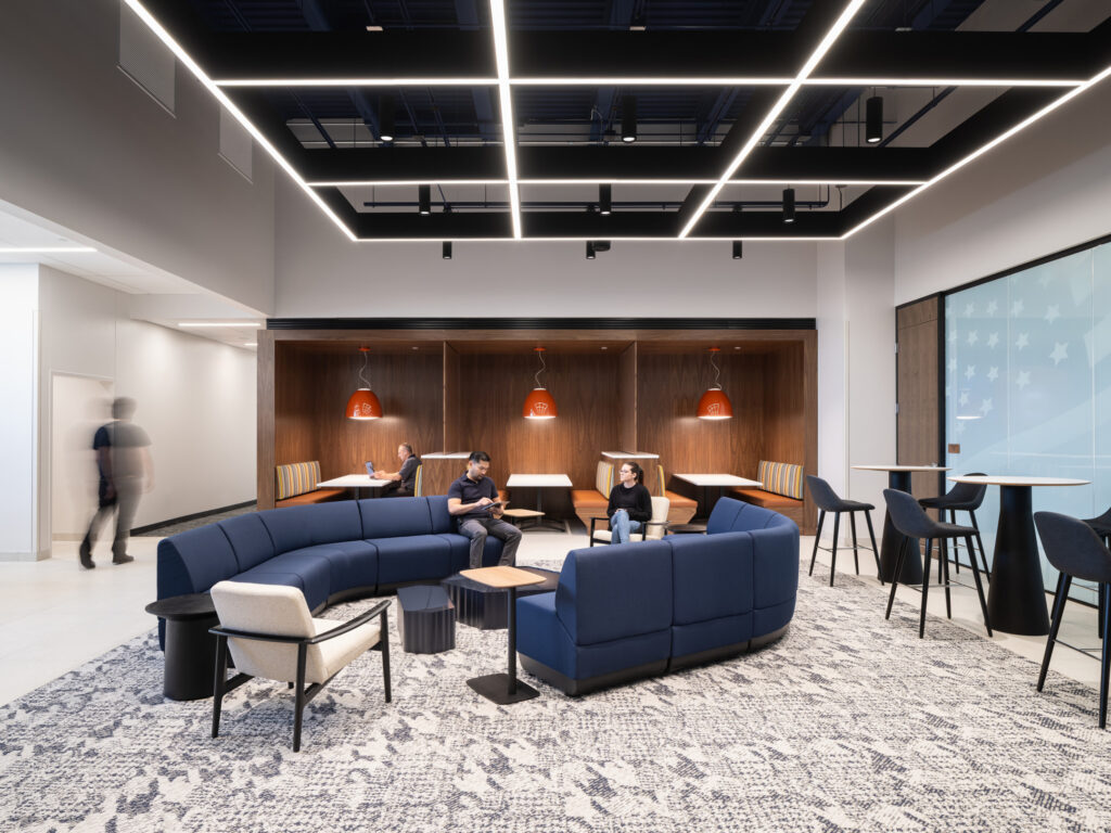 Interior view of the St. Louis County Precinct 2 lounge