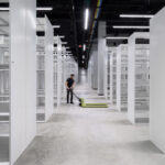 Interior view of the St. Louis County Precinct 2 evidence storage