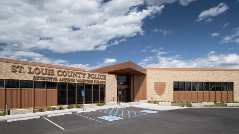 Exterior view of the St. Louis County Precinct 2 front entry