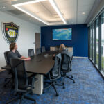 Interior view of the Lincoln County 911 EOC conference room