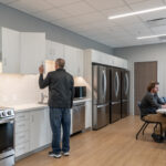 Interior view of the Lincoln County 911 EOC cafe