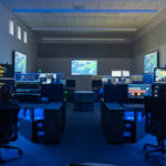 Interior view of the Lincoln County 911 EOC dispatch room